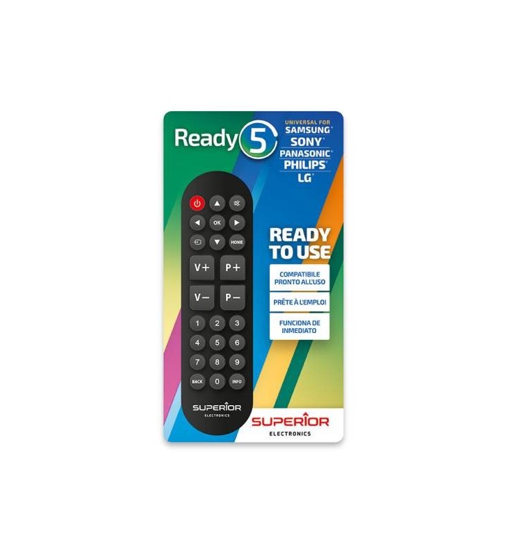 Superior Telecomando Ready 5 Universale (Samsung,LG,Panasonic,Sony)