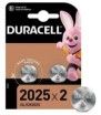 (1 Confezione) Duracell Lithium Batterie 2pz Bottone DL/CR2025