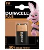 (1 Confezione) Duracell Plus Batterie 1pz 9V Transistor 6LR61 MN1604