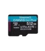 MICRO SD KINGSTON 512 GB CANVAS GO PLUS (SDCG3/512GBSP) CLASS 10 (SENZA ADATTATORE)