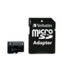 MICRO SD  VERBATIM 32 GB U3 (47041) CLASS 10 (CON ADATTATORE)