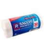 RMove 1Rotolo da 30 Sacchi Rifiuti 40x42cm con Maniglie Trasparenti