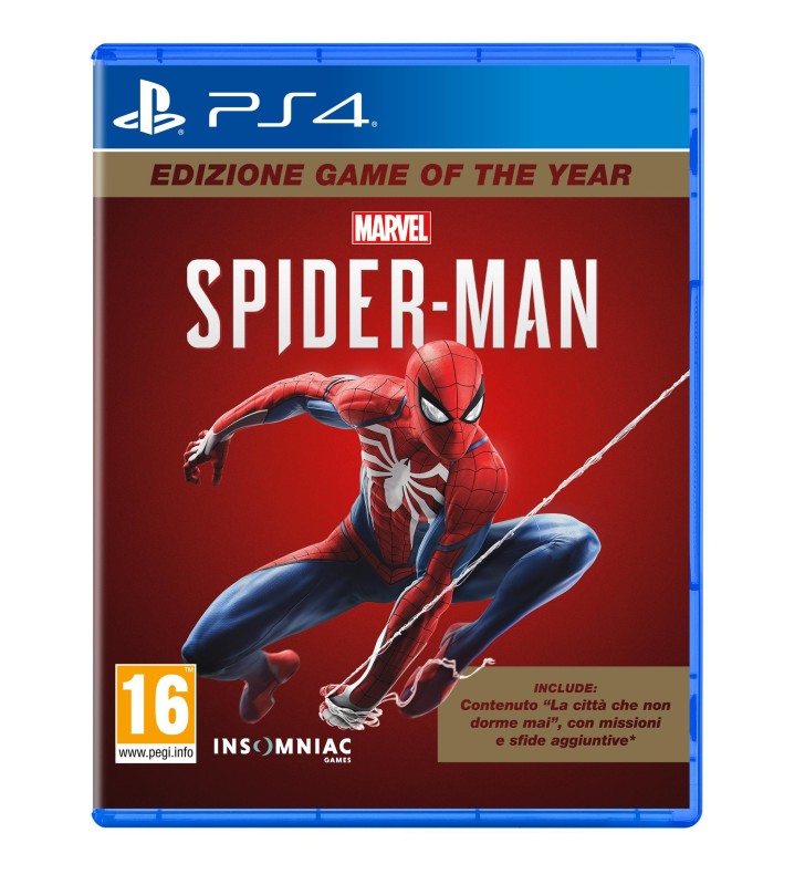 SONY PS4 GIOCO MARVEL'S SPIDER-MAN: GAME OF THE YEAR EDITION IT