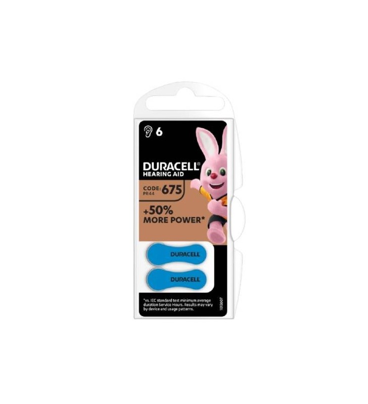 Duracell Batterie Acustiche Medical ActiveAir DA675 1Cnf/6pz