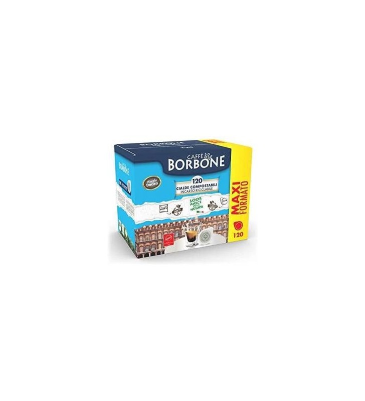 Borbone Box Cialde 44mm Miscela Decisa (Nera) 120pz