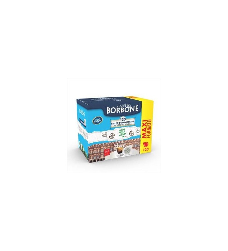 Borbone Box Cialde 44mm Miscela Nobile (Blu) 120pz