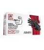 RMove 1Conf. da 50pz Tg.XXL 8.5gr da Lavoro - Guanti Nitrile Nero Senza Polvere Full Grip