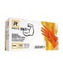 RMove 1Conf. da 100pz Tg.XXL 8.5gr da Lavoro - Guanti Nitrile Arancione Senza Polvere Full Grip