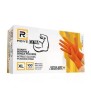 RMove 1Conf. da 100pz Tg.XL 8.5gr da Lavoro - Guanti Nitrile Arancione Senza Polvere Full Grip