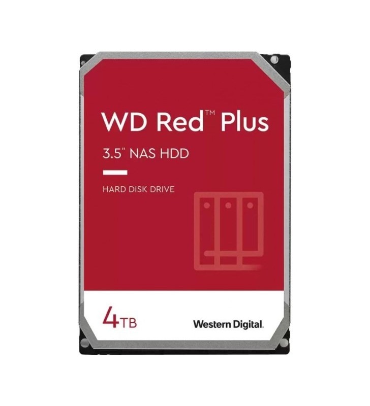 HARD DISK WD RED PLUS 4 TB NAS SATA 3 3.5 (WD40EFPX)