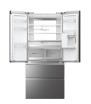 Haier FD 83 Serie 7 HFW7819EWMP frigorifero side-by-side Libera installazione 537 L E Platino, Acciaio inox