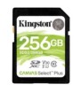 SECURE DIGITAL KINGSTON 256 GB CANVAS SELECT PLUS (SDS2/256GB) CLASS10 UHS-I