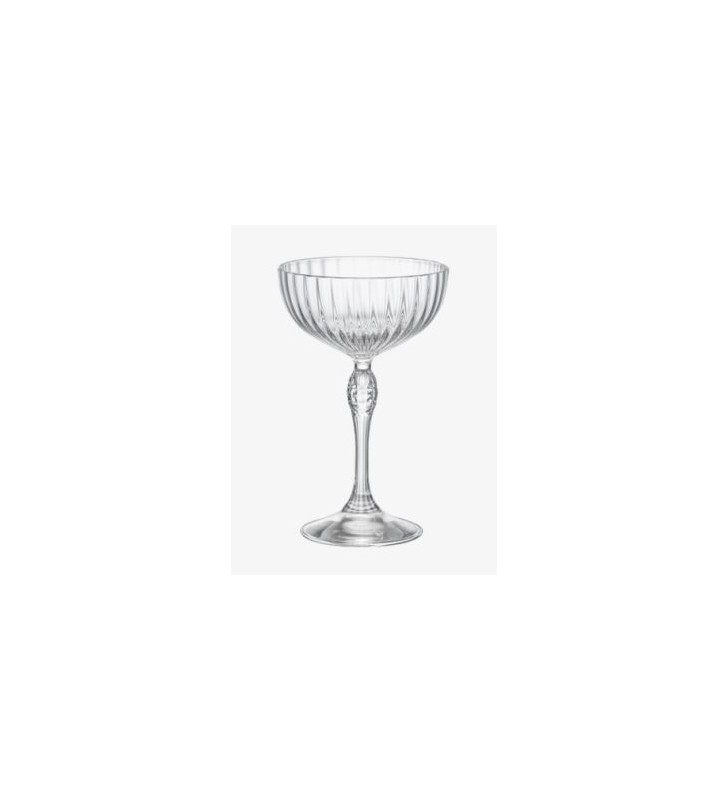 BORMIOLI AMERICA' 20s CALICI COCKTAIL COUPE 22cl Confezione 4pz