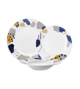 PIATTI CERAMICA TREND 18pz...