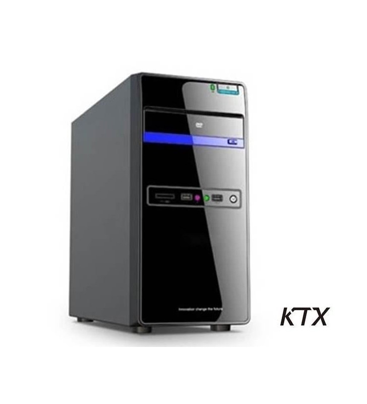 CASE TX-664U3 MATX ALIMENTATORE 550W - USB 3.0 - NERO / BLU