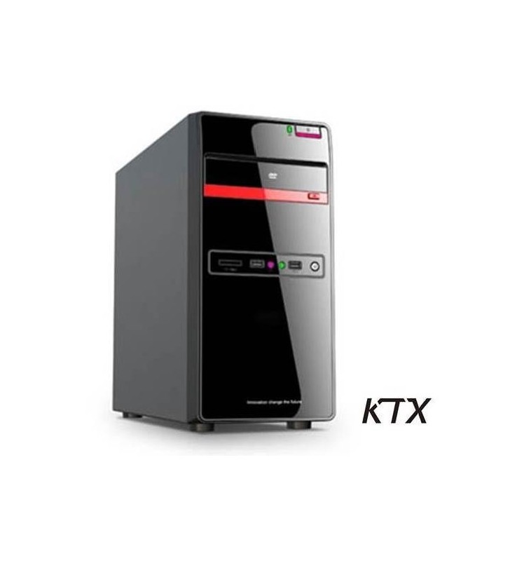 CASE TX-665U3 MATX ALIMENTATORE 550W - USB 3.0 - NERO / ROSSO